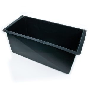Plastic Wheel Box in Black