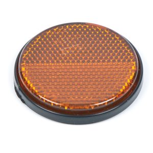 Round Amber Reflector