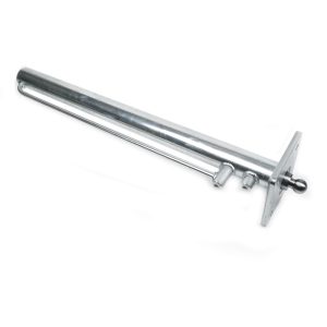 Hydraulic Ram Long for Single Axle Mobile Units c/w Base Foot