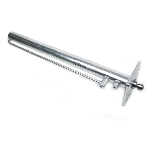 Hydraulic Ram Long for Single Axle Mobile Units c/w Base Foot
