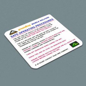 Safe Operating Procedures