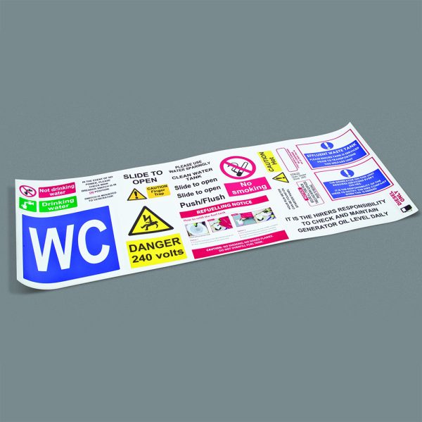 Static sticker Sheet