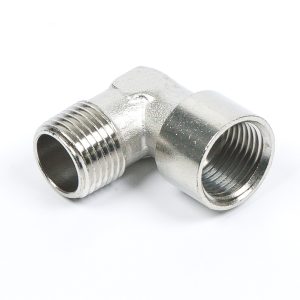 Nickle Plated 1-2” Male-Female Elbow
