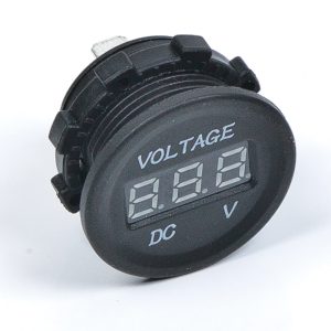 Round Digital Volt Meter 12/24 Volt