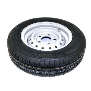 155 x 70 x R12 5 Stud Wheel and Tyre - (112mm)