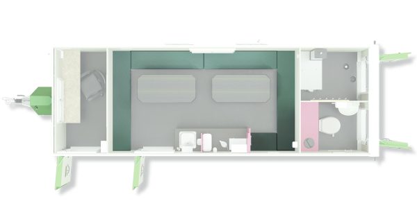 GPO660 Full Flush Seat Fob Set