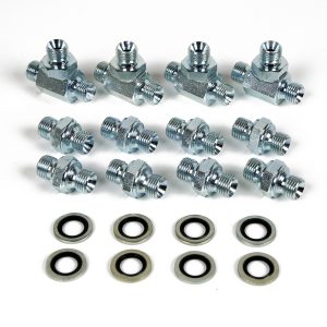 Set of Hydraulic Fittings Twin Axle