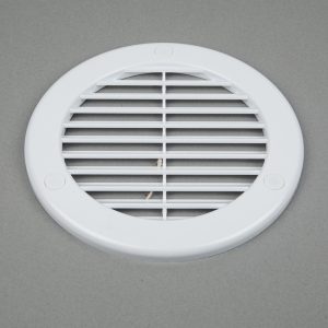 Round White Plastic Vent