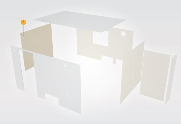 GP360 mobile-internal panelling G03433 part #2