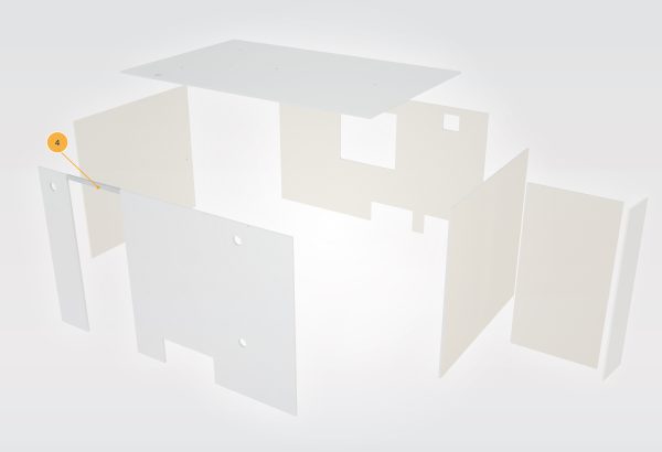 GP360 mobile-internal panelling G03434 part #4