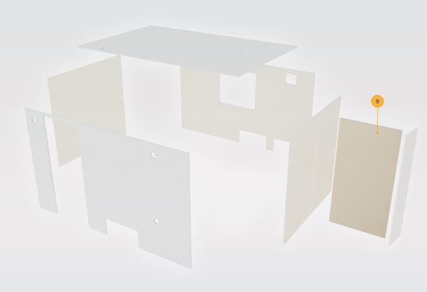 GP360 mobile-internal panelling G03446 part #9